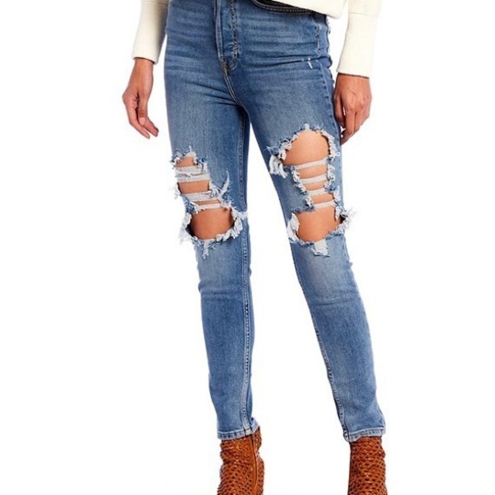 Free people high waisted Jeans size 25